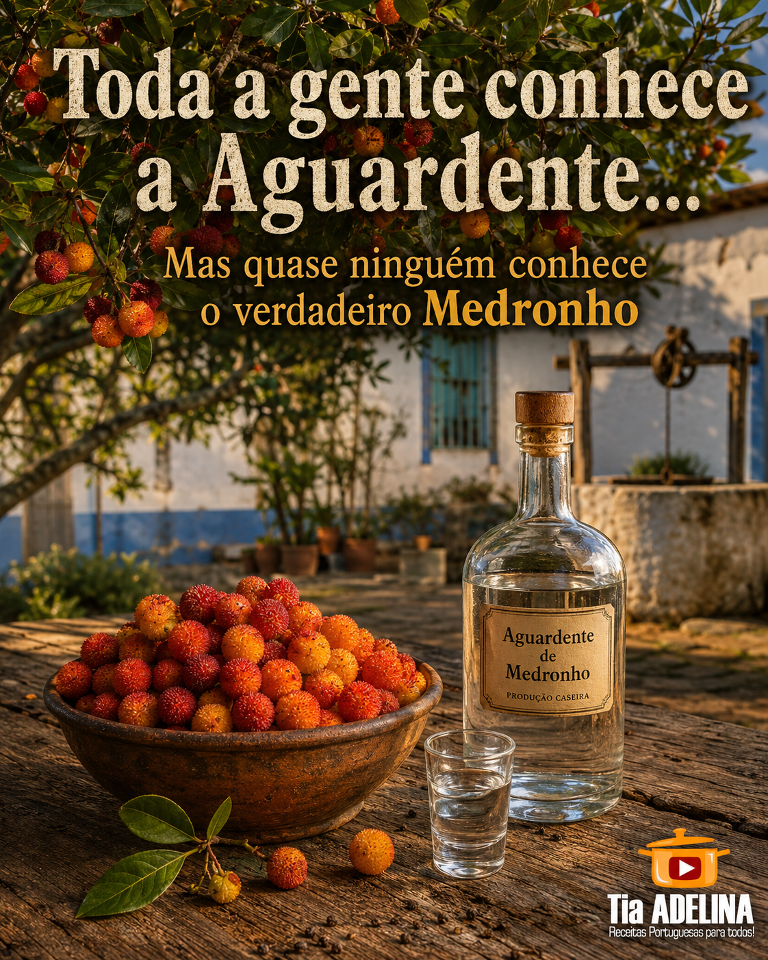 Toda a gente conhece a Aguardente… Mas quase ninguém conhece o verdadeiro Medronho