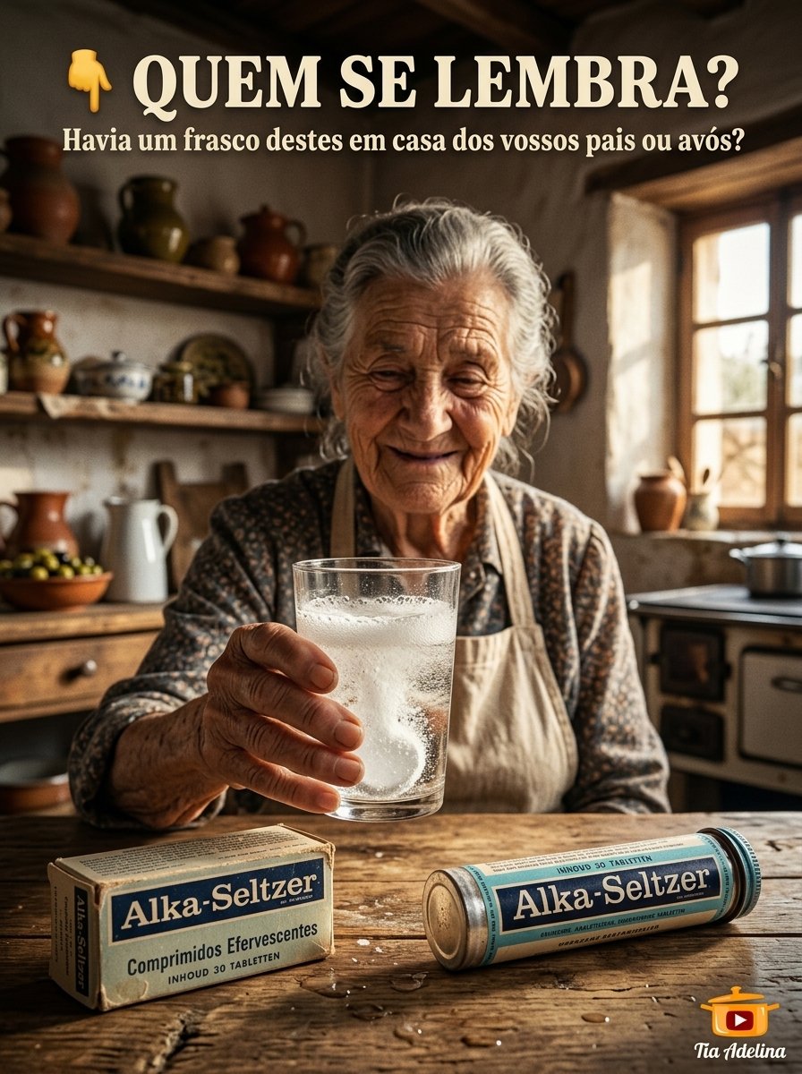 Alka-Seltzer. O copo que fazia “Fssssss” e resolvia os excessos da comida Alentejana