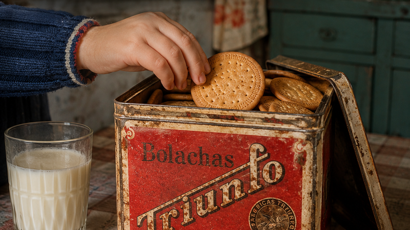 Quem ainda se lembra de comprar Bolachas Maria avulso destas grandes latas?