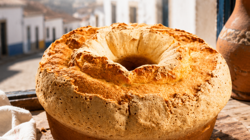 Bolo de Tacho: O Pão-de-Ló antigo do Alentejo