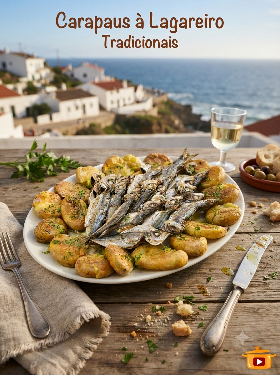 Carapaus à Lagareiro com Batatas a Murro