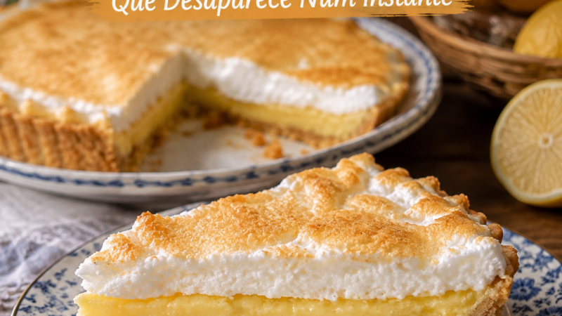 Tarte de Limão Cremosa que desaparece num instante