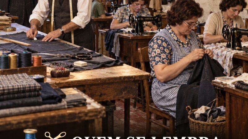 O Alfaiate de Antigamente e as suas Costureiras