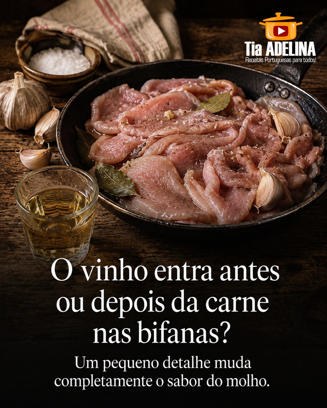 BIFANAS À PORTUGUESA COM MOLHO PARA MOLHAR O PÃO