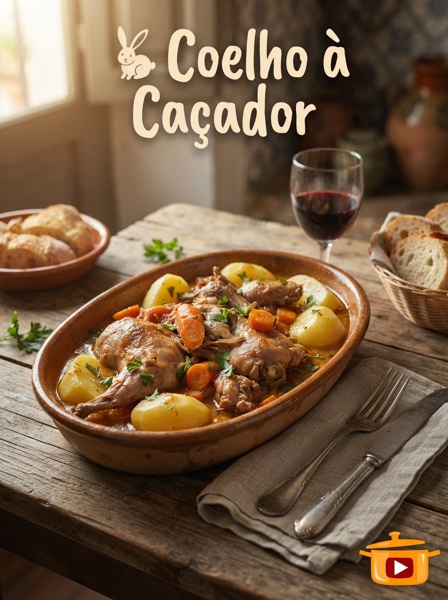 Coelho à Caçador. Receita Tradicional!