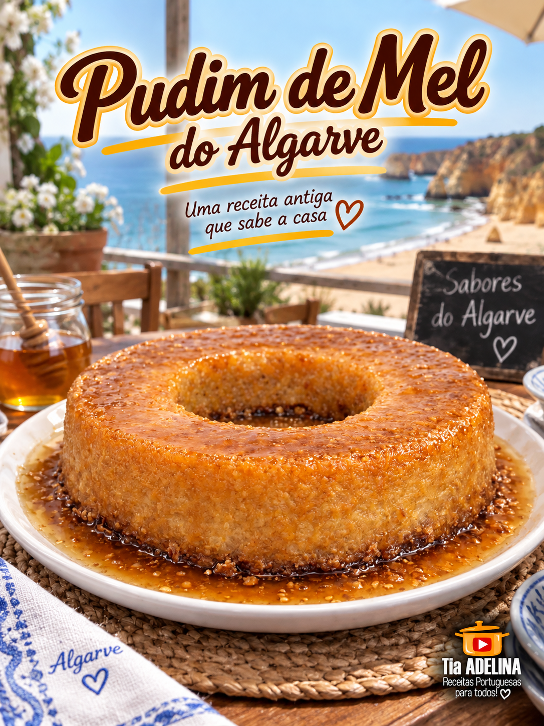 Pudim de Mel do Algarve. Uma receita antiga que sabe a casa
