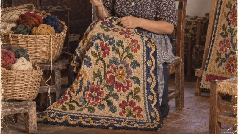QUEM SE LEMBRA DAS MULHERES A FAZER TAPETES DE ARRAIOLOS?