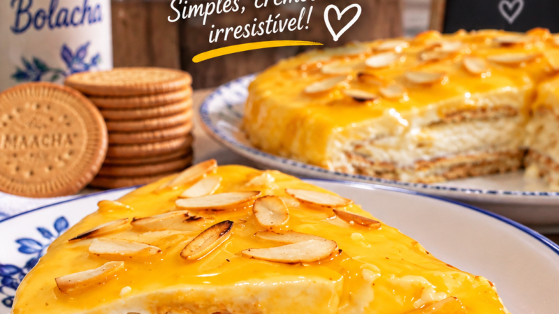 Tarte de Bolacha Maria e Natas