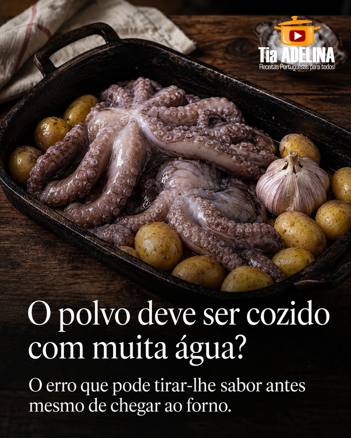 POLVO À LAGAREIRO. SIMPLES, PORTUGUÊS E CHEIO DE SABOR