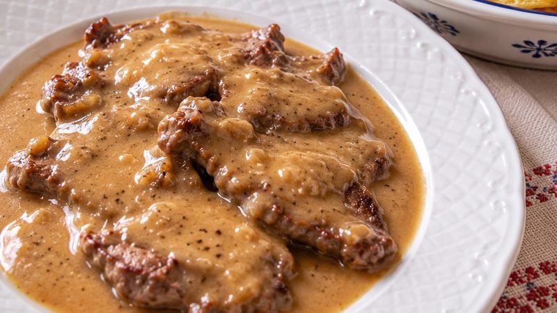Bifes à Cervejaria