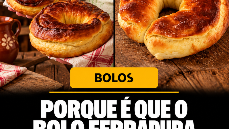 BOLO FERRADURA. O bolo da sorte e festas antigas!