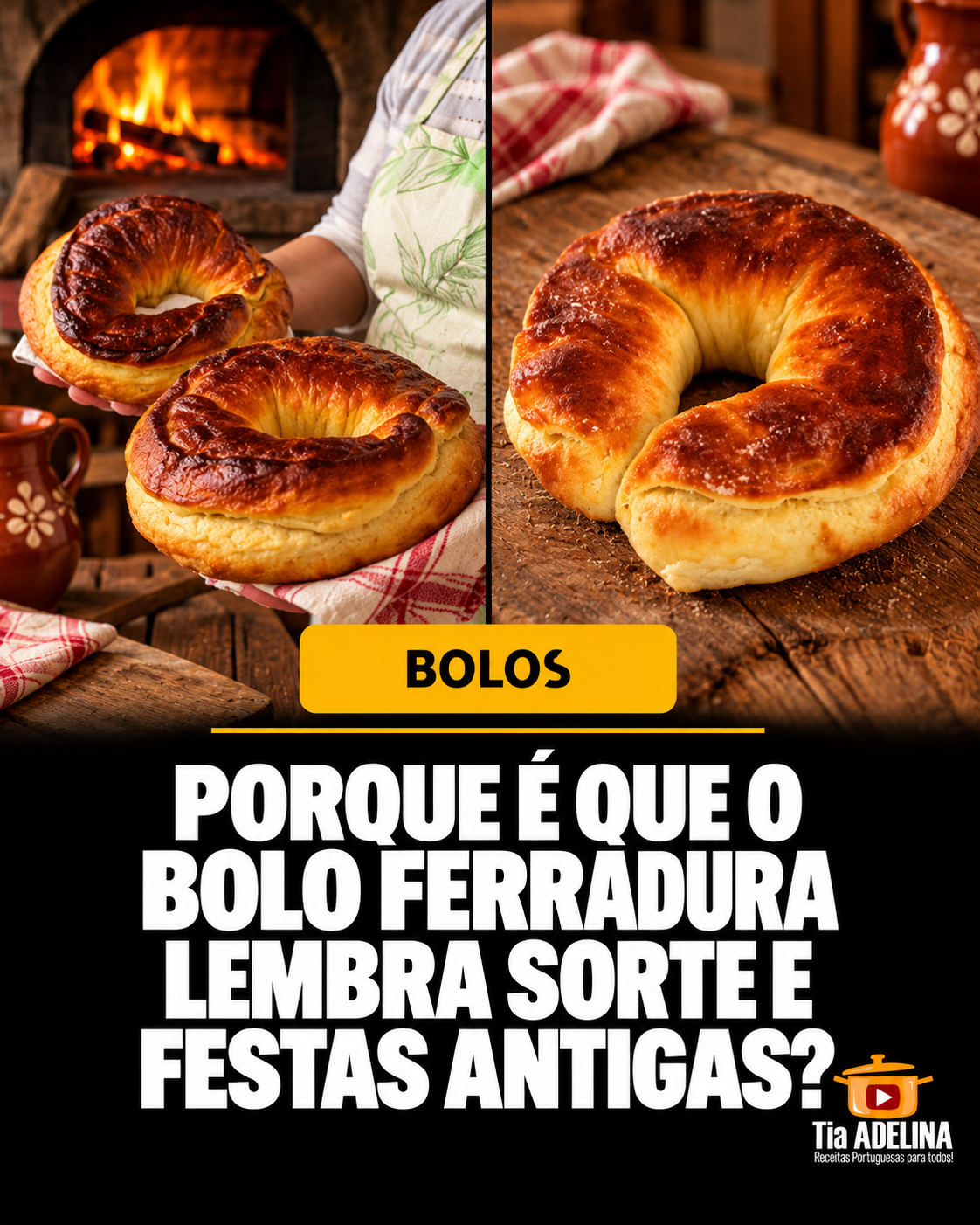 BOLO FERRADURA. O bolo da sorte e festas antigas!