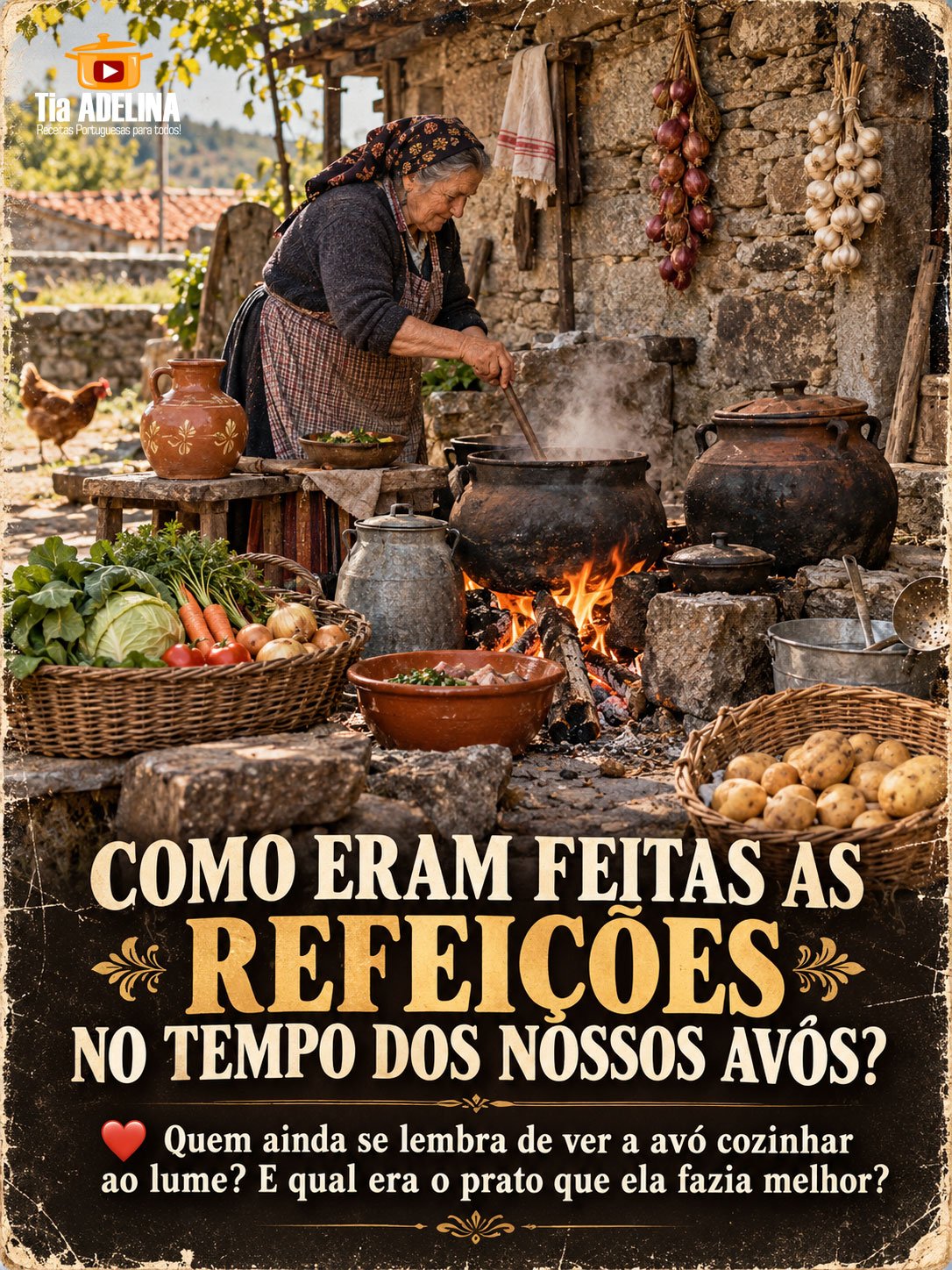 COMO ERAM FEITAS AS REFEIÇÕES NO TEMPO DOS NOSSOS AVÓS?