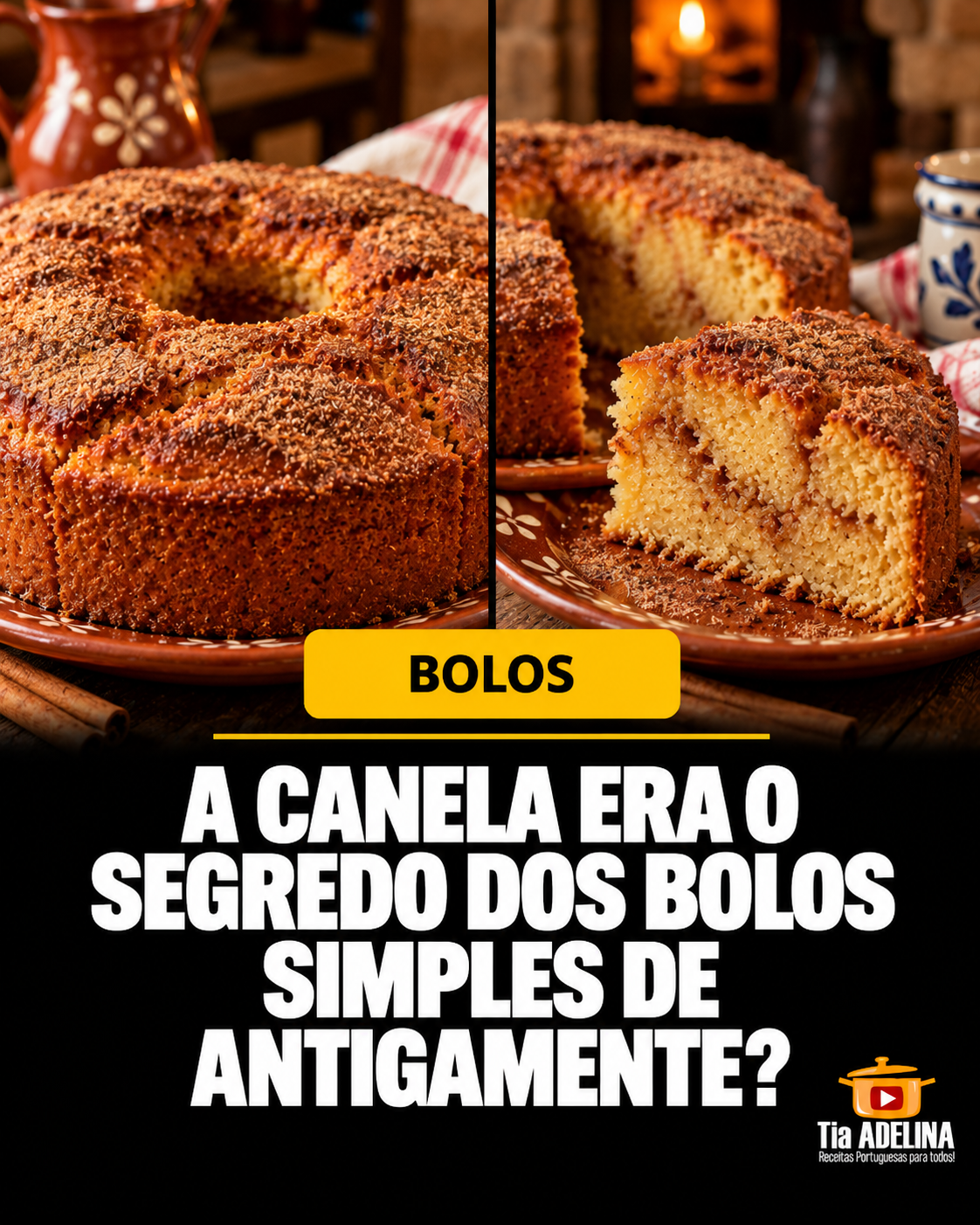 BOLO DE CANELA