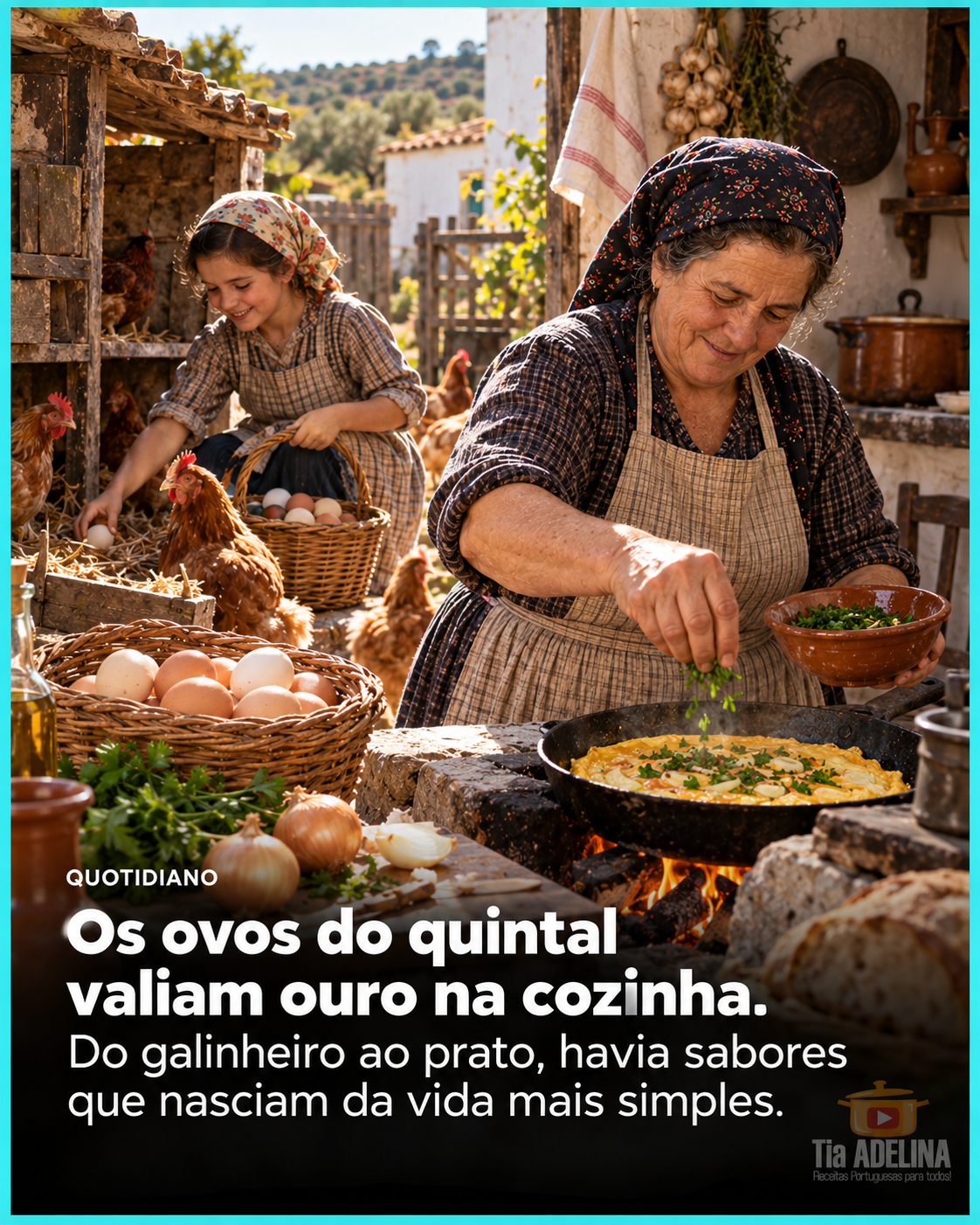Na sua infância também ia buscar ovos ao galinheiro? Alguma vez encontrou uma galinha choca?