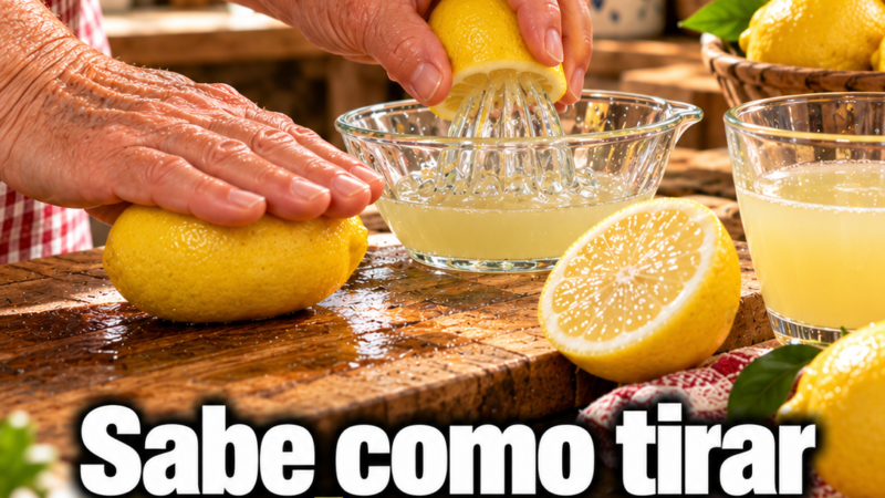 TIRAR MAIS SUMO DO LIMÃO