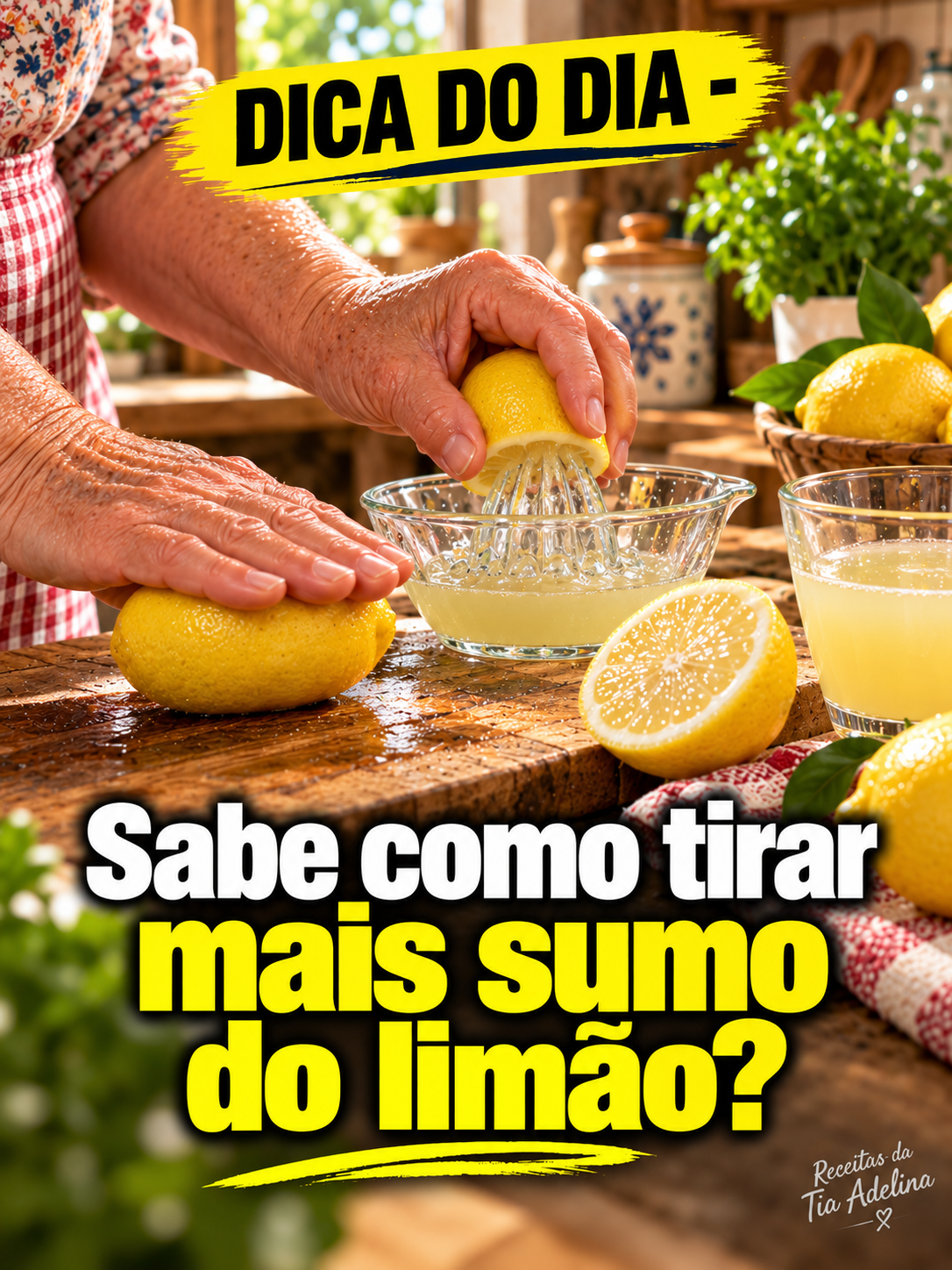 TIRAR MAIS SUMO DO LIMÃO