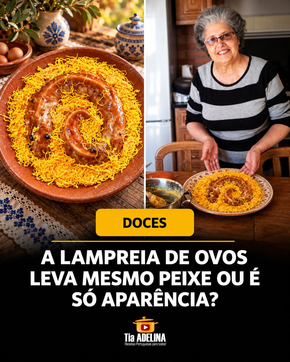 AFINAL, A LAMPREIA DE OVOS LEVA PEIXE?