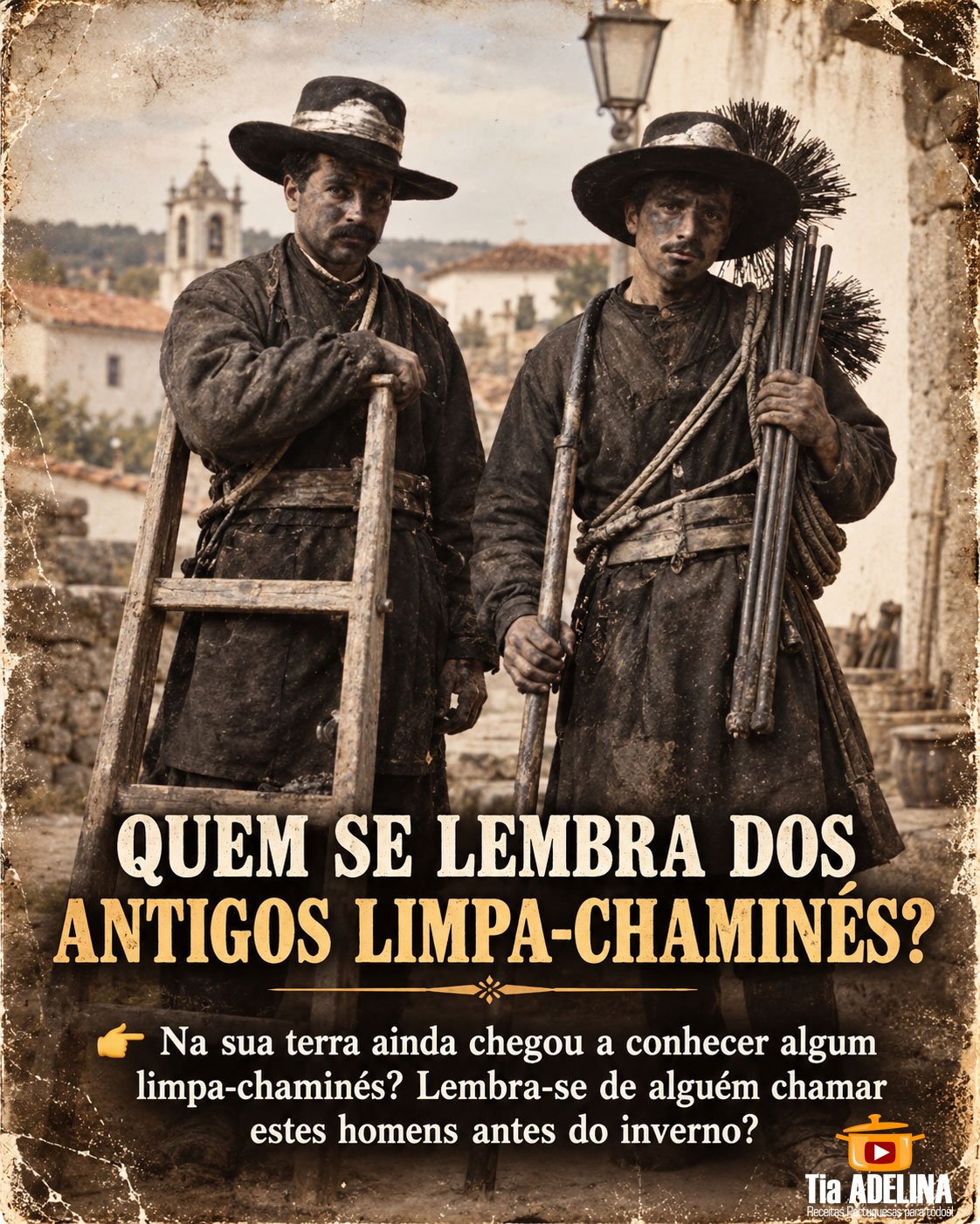 QUEM SE LEMBRA DOS ANTIGOS LIMPA-CHAMINÉS?