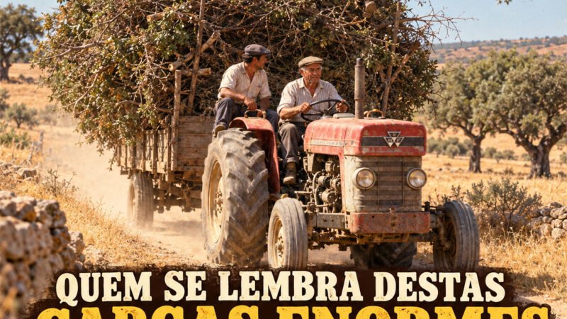 QUEM SE LEMBRA DESTAS CARGAS ENORMES NOS TRATORES DO ALENTEJO?