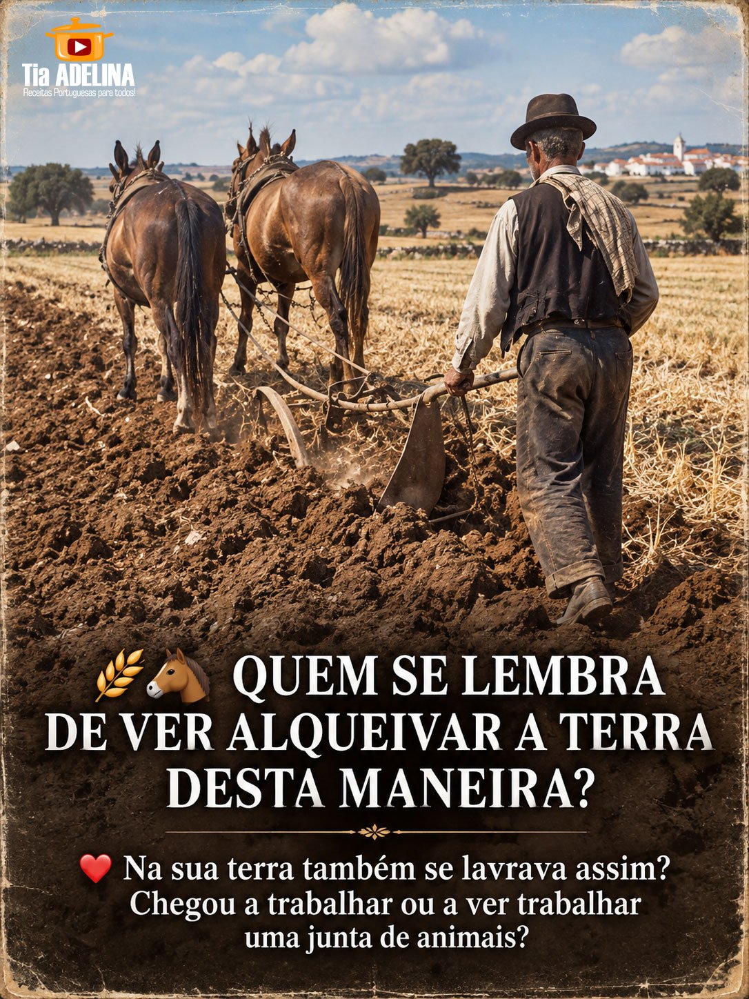 QUEM SE LEMBRA DE VER ALQUEIVAR A TERRA DESTA MANEIRA?