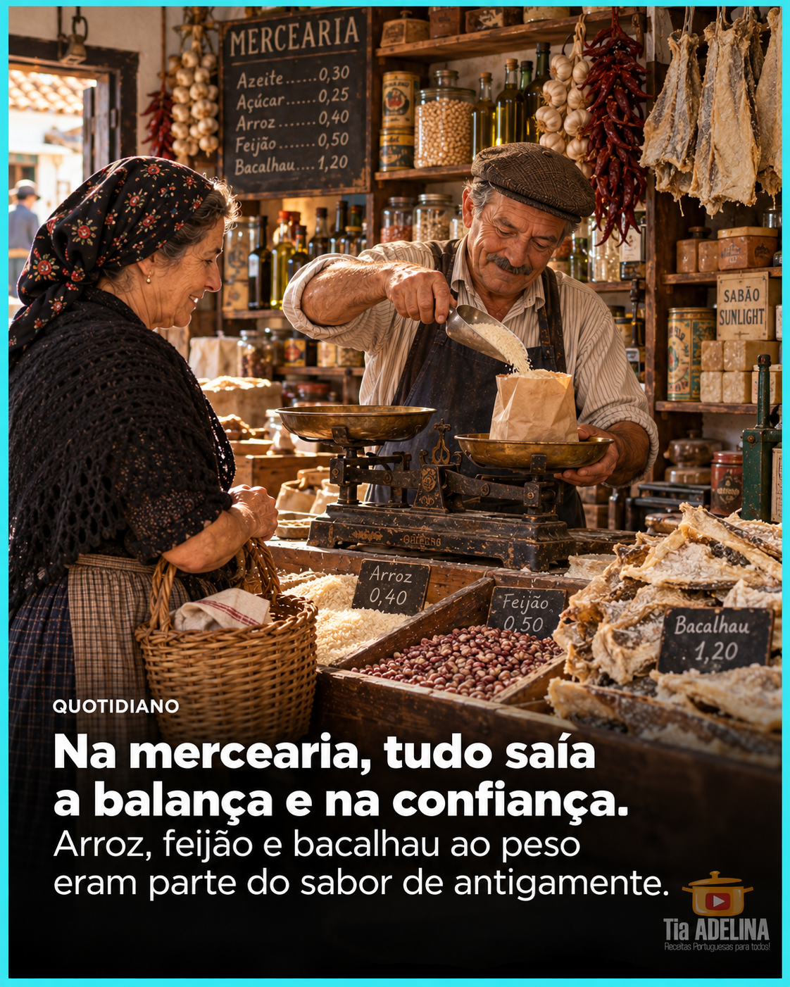 Lembra-se do nome da mercearia da sua infância? Na sua terra também se comprava fiado?