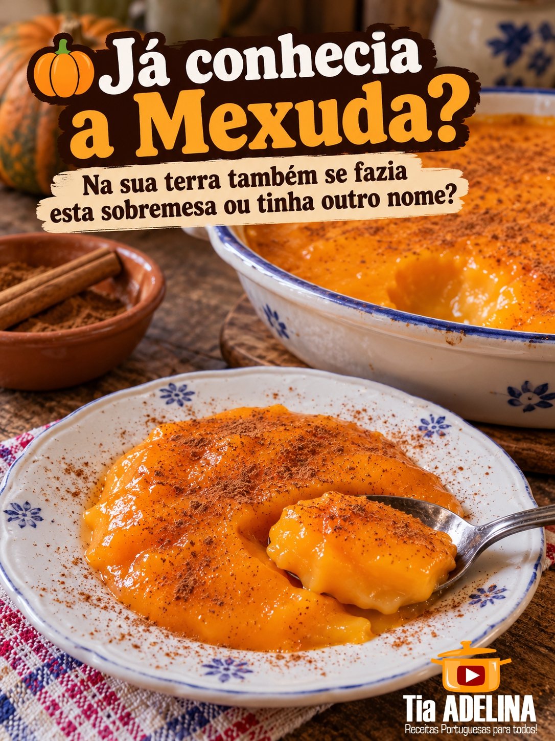 Mexuda. O Antigo Creme de Abóbora que sabe a leite-creme