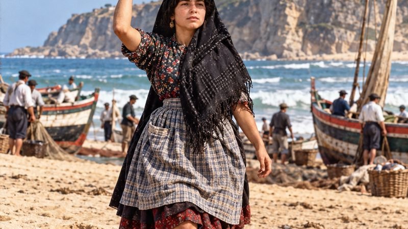 Mulheres da Nazaré — quando o mar também se carregava à cabeça
