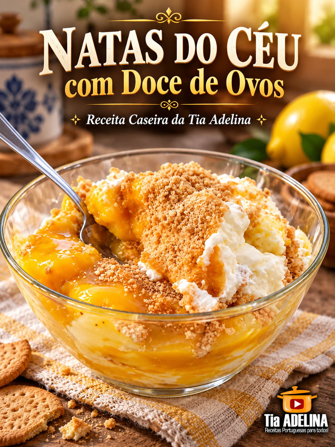 Natas do Céu com Doce de Ovos