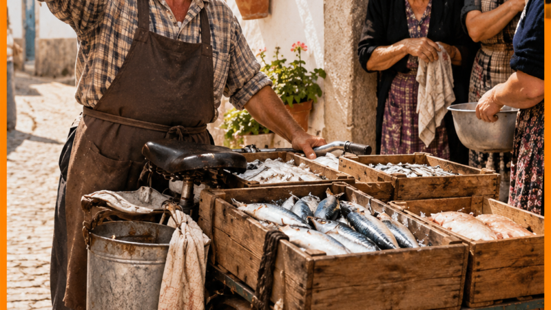 QUEM SE LEMBRA DO PEIXEIRO A GRITAR PELAS RUAS DA ALDEIA?