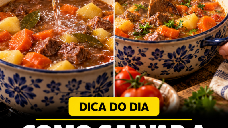 DICA DO DIA. PÔS SAL A MAIS NA COMIDA? CALMA, AINDA PODE HAVER SOLUÇÃO!