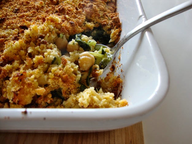 Bacalhau com Grão, Grelos e Broa