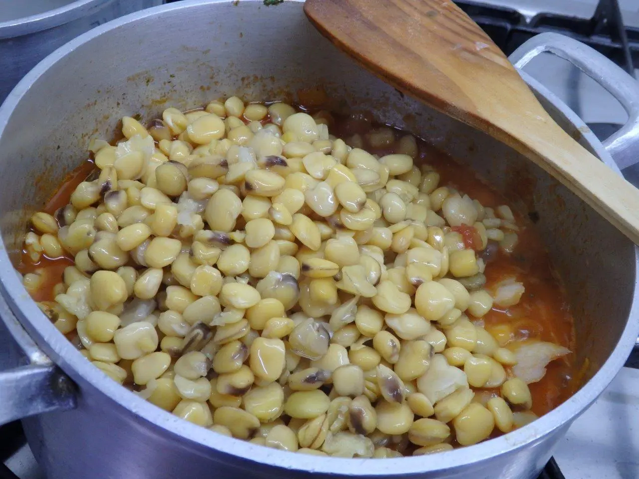 Chícharos guisados com Bacalhau