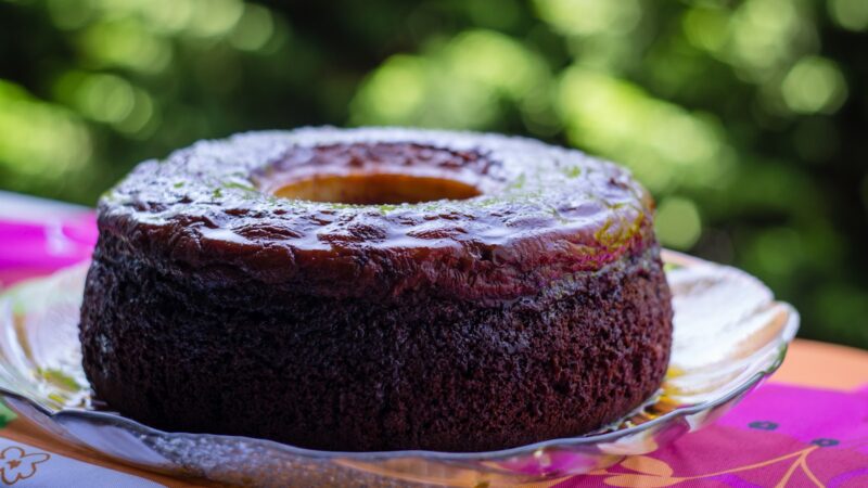 Nova receita do Bolo Pudim de Chocolate e Laranja