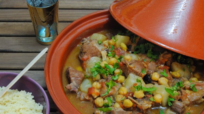 Tagine de Borrego, Grão e Pêra