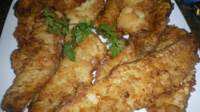 Filetes de pescada e o seu arrozinho