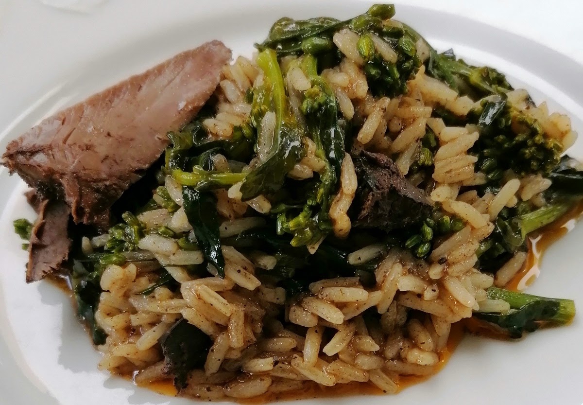 ARROZ DE PATO BRAVO COM GRELOS