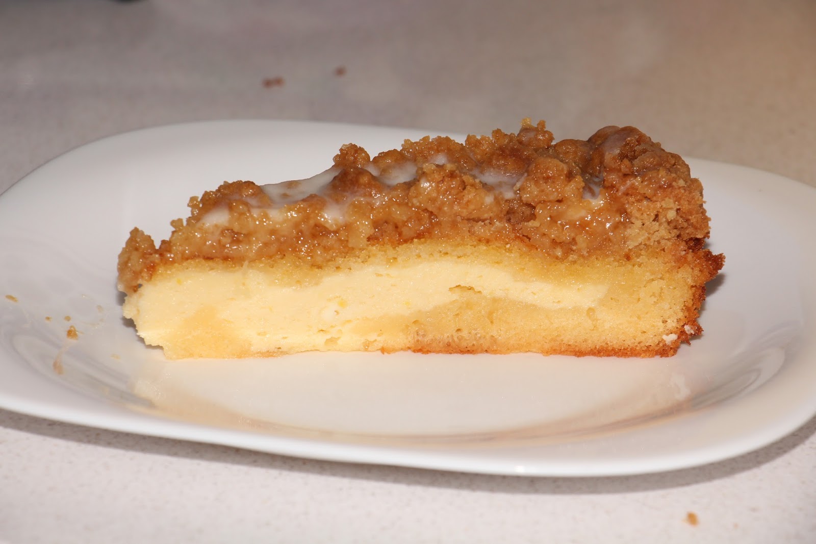 Bolo crumble de limão