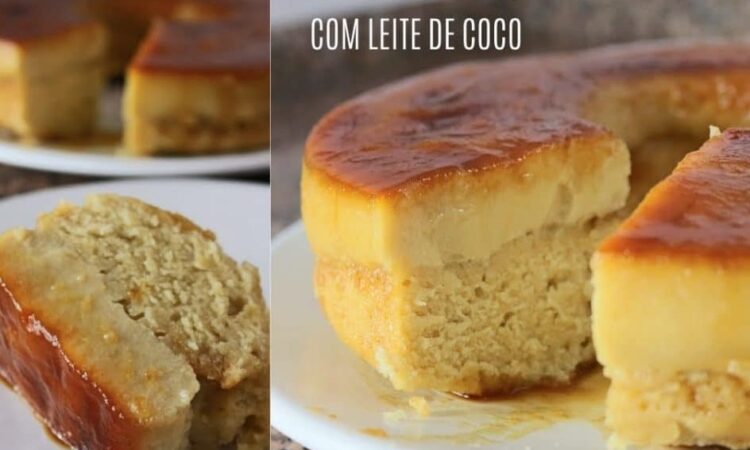 Receita do Bolo Pudim com Leite de Coco